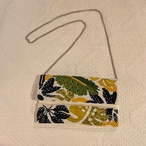 Beaded Clutch with shoulder strap